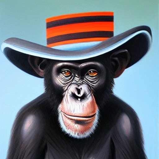 GORILLA WITH HAT